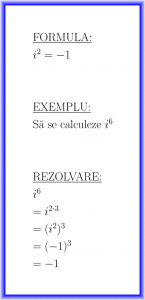 i la pătrat : formulă și exemplu rezolvat : i^2